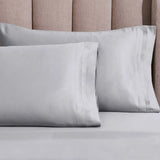 Egyptian Cotton Sateen Sheet Set 1500 Thread Count Platinum - Egyptian Cotton Sheet Set by Superior Brand