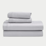 Egyptian Cotton Sateen Sheet Set 1500 Thread Count Platinum - Egyptian Cotton Sheet Set by Superior Brand