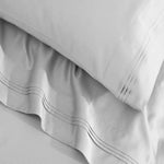 Egyptian Cotton Sateen Sheet Set 1500 Thread Count Platinum - Egyptian Cotton Sheet Set by Superior Brand