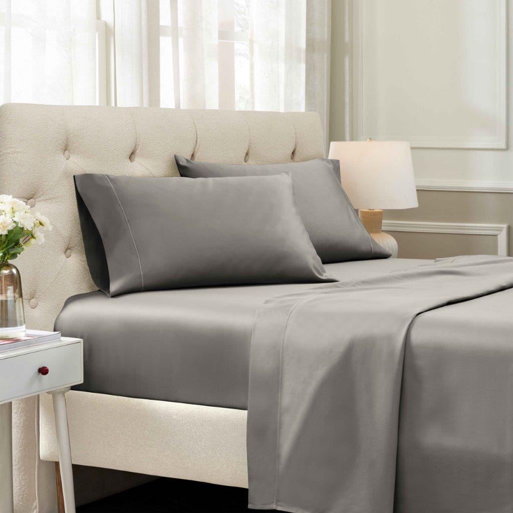 1500 Thread Count Egyptian Cotton Sateen Embroidered Sheet Set - Egyptian Cotton Sheet Set by Superior Brand