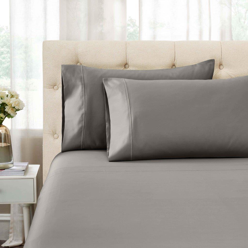 1500 Thread Count Egyptian Cotton Sateen Embroidered Sheet Set - Egyptian Cotton Sheet Set by Superior Brand