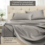 1500 Thread Count Egyptian Cotton Sateen Embroidered Sheet Set - Egyptian Cotton Sheet Set by Superior Brand