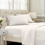 1500 Thread Count Egyptian Cotton Sateen Embroidered Sheet Set - Egyptian Cotton Sheet Set by Superior Brand