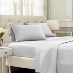 1500 Thread Count Egyptian Cotton Sateen Embroidered Sheet Set - Egyptian Cotton Sheet Set by Superior Brand