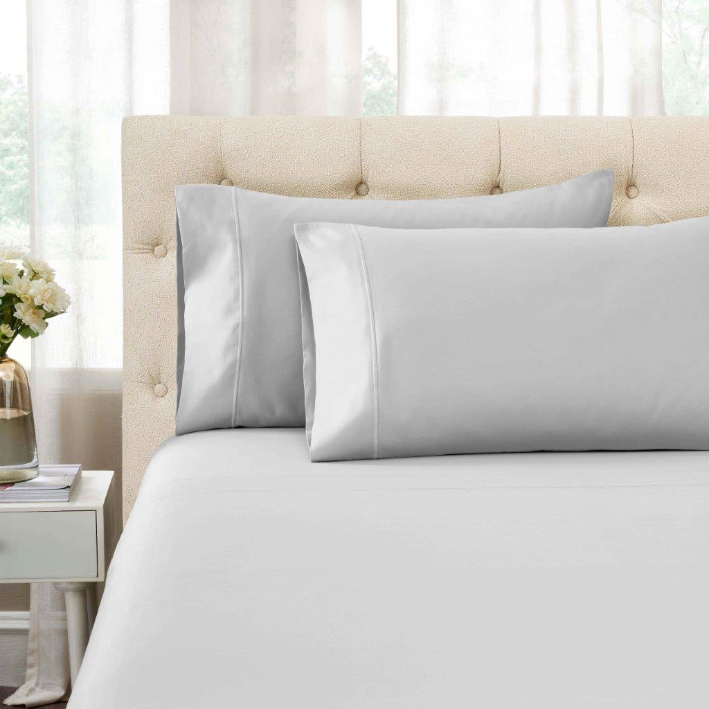 1500 Thread Count Egyptian Cotton Sateen Embroidered Sheet Set - Egyptian Cotton Sheet Set by Superior Brand