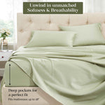 1500 Thread Count Egyptian Cotton Sateen Embroidered Sheet Set - Egyptian Cotton Sheet Set by Superior Brand