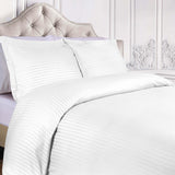 Egyptian Cotton 300 Thread Count Stripe Duvet Cover - Egyptian Cotton Duvet Cover Set by Superior Brand