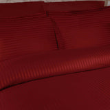 Egyptian Cotton 300 Thread Count Stripe Duvet Cover - Egyptian Cotton Duvet Cover Set by Superior Brand