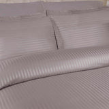 Egyptian Cotton 300 Thread Count Stripe Duvet Cover - Egyptian Cotton Duvet Cover Set by Superior Brand