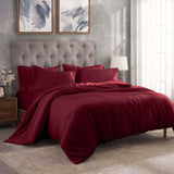 300 Thread Count Egyptian Cotton Solid Duvet Cover - Egyptian Cotton Duvet Cover Set by Superior Brand