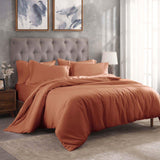 300 Thread Count Egyptian Cotton Solid Duvet Cover - Egyptian Cotton Duvet Cover Set by Superior Brand
