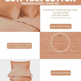 300 Thread Count Egyptian Cotton Solid Duvet Cover - Egyptian Cotton Duvet Cover Set by Superior Brand