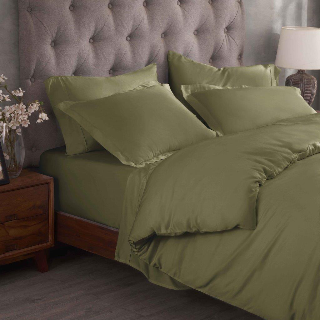 300 Thread Count Egyptian Cotton Solid Duvet Cover - Egyptian Cotton Duvet Cover Set by Superior Brand