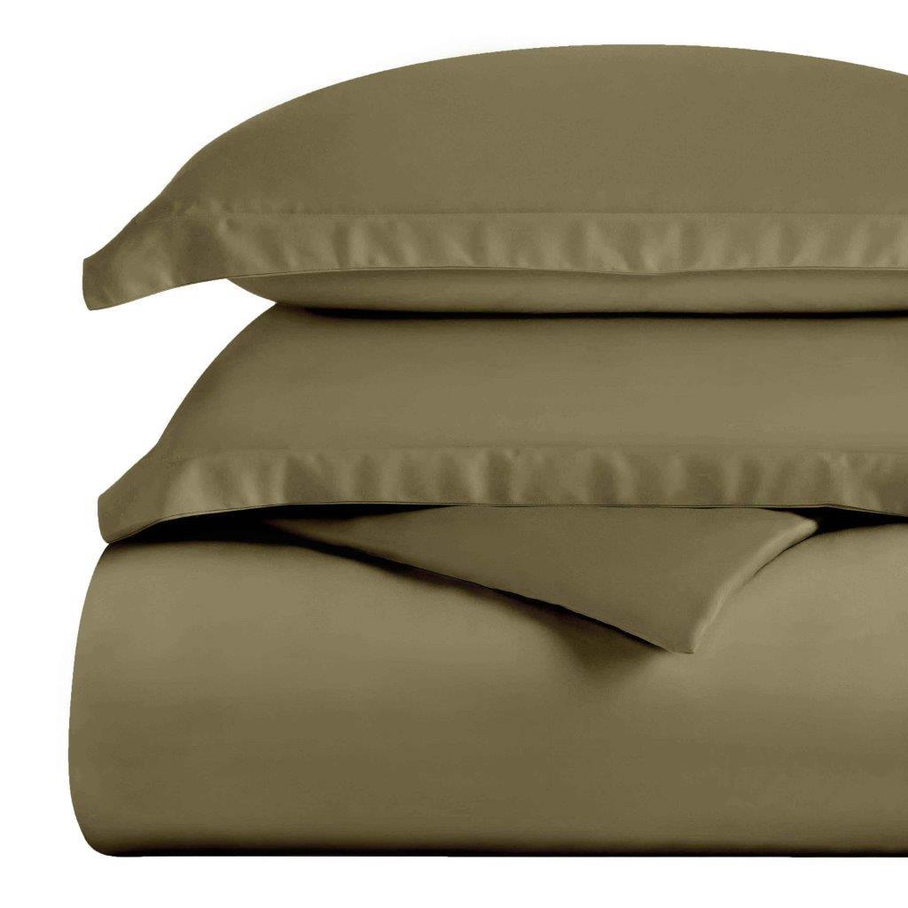 300 Thread Count Egyptian Cotton Solid Duvet Cover - Egyptian Cotton Duvet Cover Set by Superior Brand