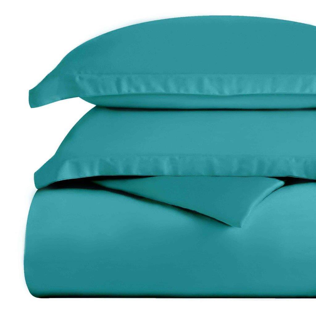 300 Thread Count Egyptian Cotton Solid Duvet Cover - Egyptian Cotton Duvet Cover Set by Superior Brand