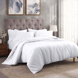300 Thread Count Egyptian Cotton Solid Duvet Cover - Egyptian Cotton Duvet Cover Set by Superior Brand