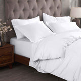 300 Thread Count Egyptian Cotton Solid Duvet Cover - Egyptian Cotton Duvet Cover Set by Superior Brand