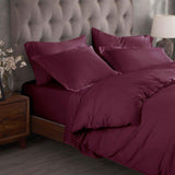 300 Thread Count Egyptian Cotton Solid Duvet Cover - Egyptian Cotton Duvet Cover Set by Superior Brand