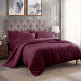 300 Thread Count Egyptian Cotton Solid Duvet Cover - Egyptian Cotton Duvet Cover Set by Superior Brand