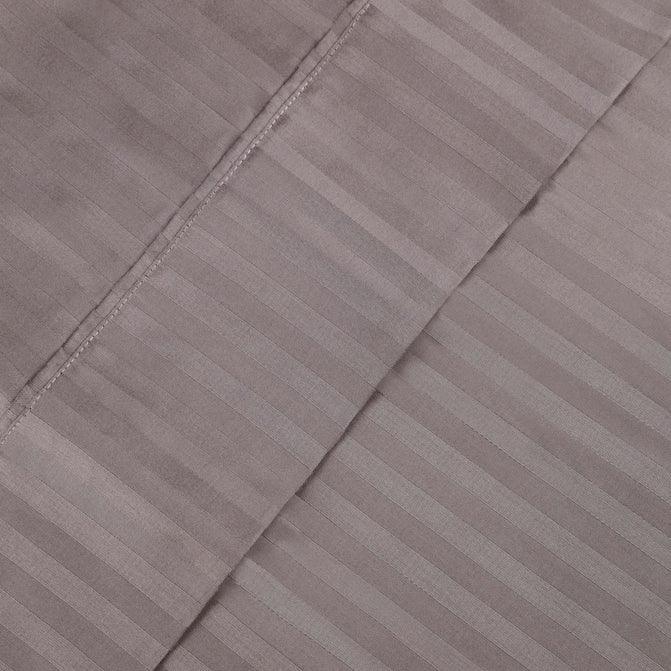 100% Egyptian Cotton 300 Thread Count Stripe Bed Pillowcase Set - Egyptian Cotton Pillowcases by Superior Brand