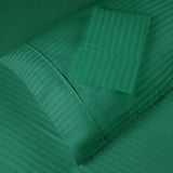 100% Egyptian Cotton 300 Thread Count Stripe Bed Pillowcase Set - Egyptian Cotton Pillowcases by Superior Brand