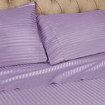100% Egyptian Cotton 300 Thread Count Stripe Bed Pillowcase Set - Egyptian Cotton Pillowcases by Superior Brand