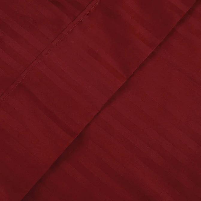 100% Egyptian Cotton 300 Thread Count Stripe Bed Pillowcase Set - Egyptian Cotton Pillowcases by Superior Brand