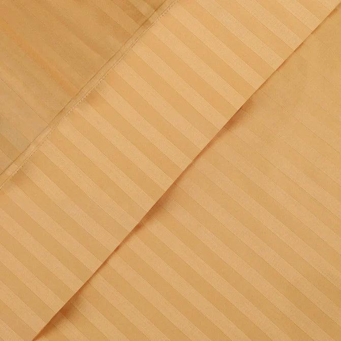 100% Egyptian Cotton 300 Thread Count Stripe Bed Pillowcase Set - Egyptian Cotton Pillowcases by Superior Brand