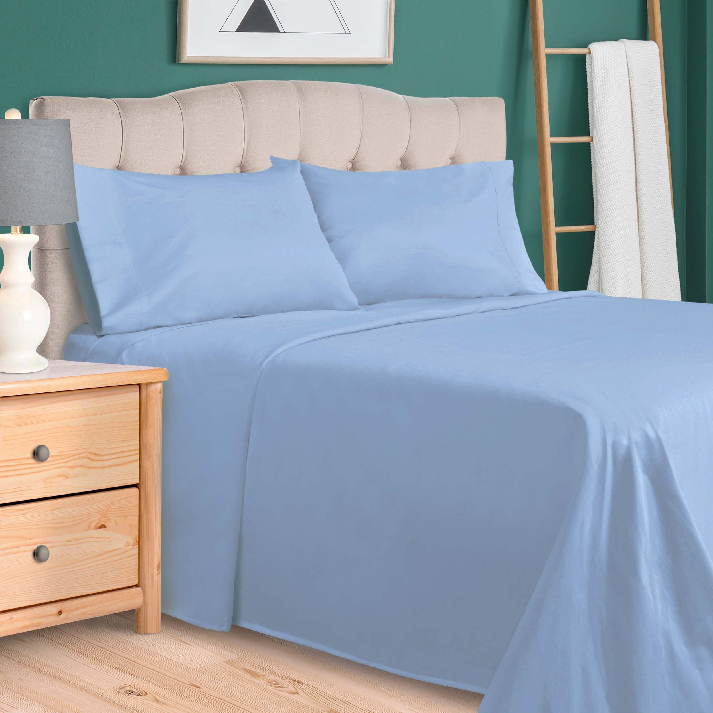 700 Thread Count Egyptian Cotton Sateen Bed Sheet Set - Egyptian Cotton Sheet Set by Superior Brand