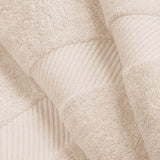 Egyptian Cotton Dobby Border Medium Weight Bath Towel Set of 4 - Egyptian Cotton Bath Towel by Superior Brand