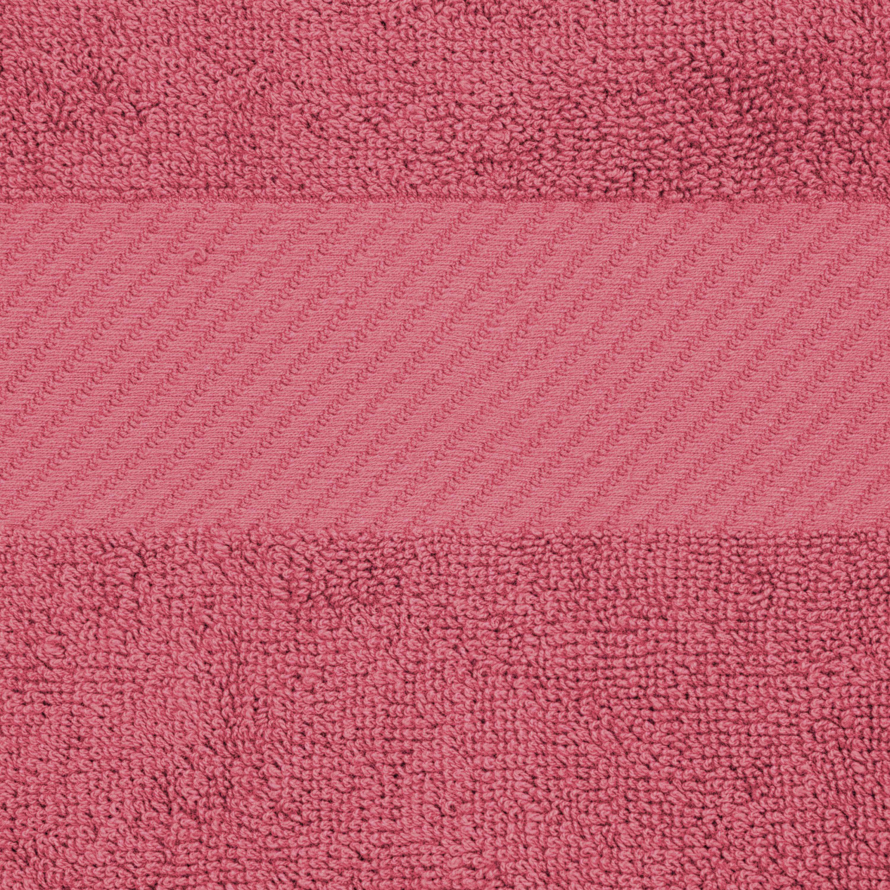 Egyptian Cotton Dobby Border Medium Weight Bath Towel Set of 4 - Egyptian Cotton Bath Towel by Superior Brand