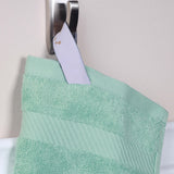 Egyptian Cotton Dobby Border Medium Weight Bath Towel Set of 4 - Egyptian Cotton Bath Towel by Superior Brand