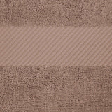 Egyptian Cotton Dobby Border Medium Weight Bath Towel Set of 4 - Egyptian Cotton Bath Towel by Superior Brand