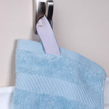 Egyptian Cotton Dobby Border Medium Weight Bath Towel Set of 4 - Egyptian Cotton Bath Towel by Superior Brand