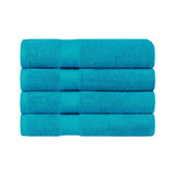 Egyptian Cotton Dobby Border Medium Weight Bath Towel Set of 4 - Egyptian Cotton Bath Towel by Superior Brand
