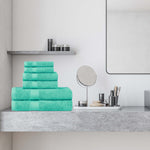 Egyptian Cotton Kendell Plush Towel Set 6 Piece - Egyptian Cotton Towel Set by Superior Brand
