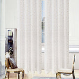 Embroidered Delicate Flower Sheer Grommet Curtain Panel Set - Sheer Curtains by Superior Brand