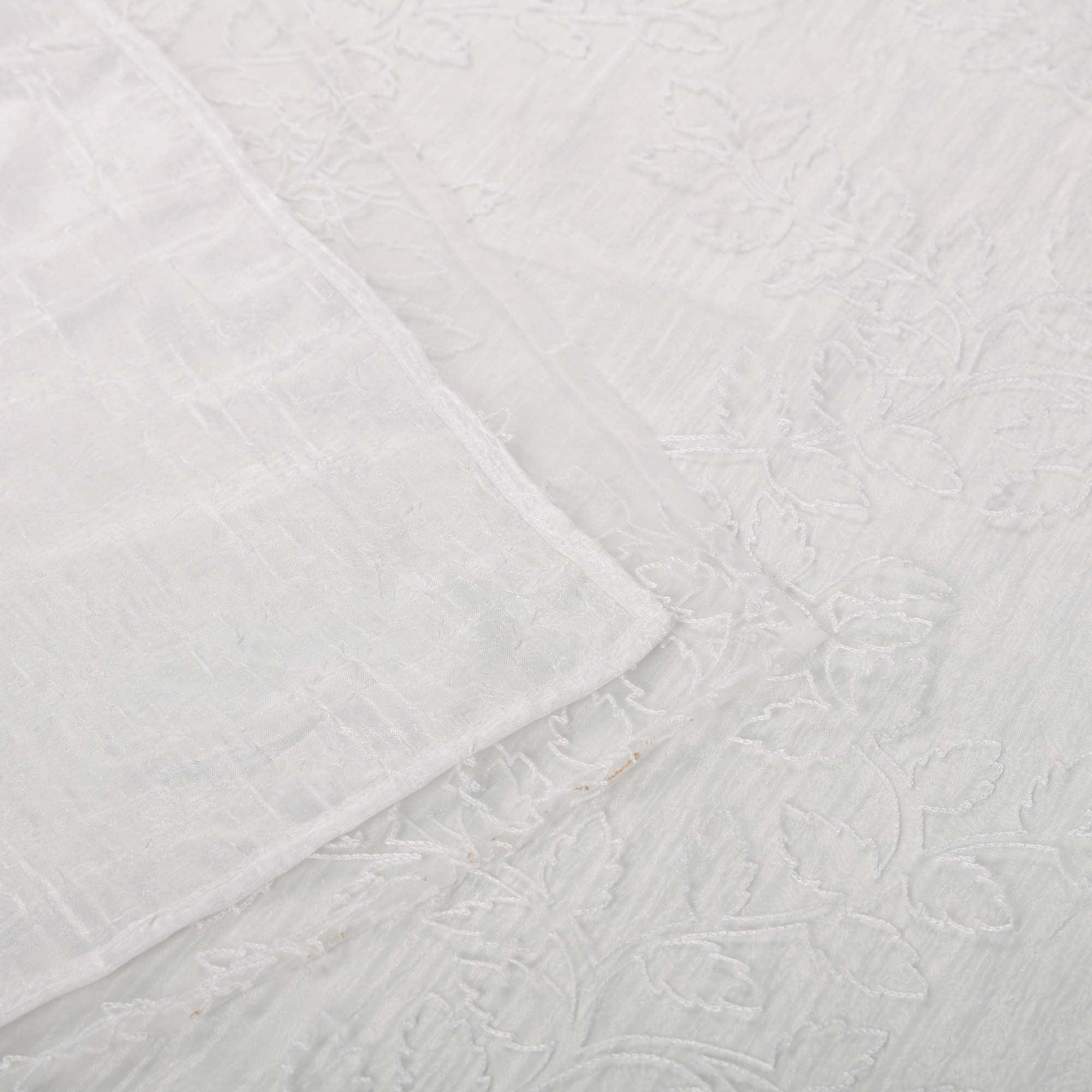 Embroidered Foliage Grommet Sheer Curtain Panel Set - Sheer Curtains by Superior Brand