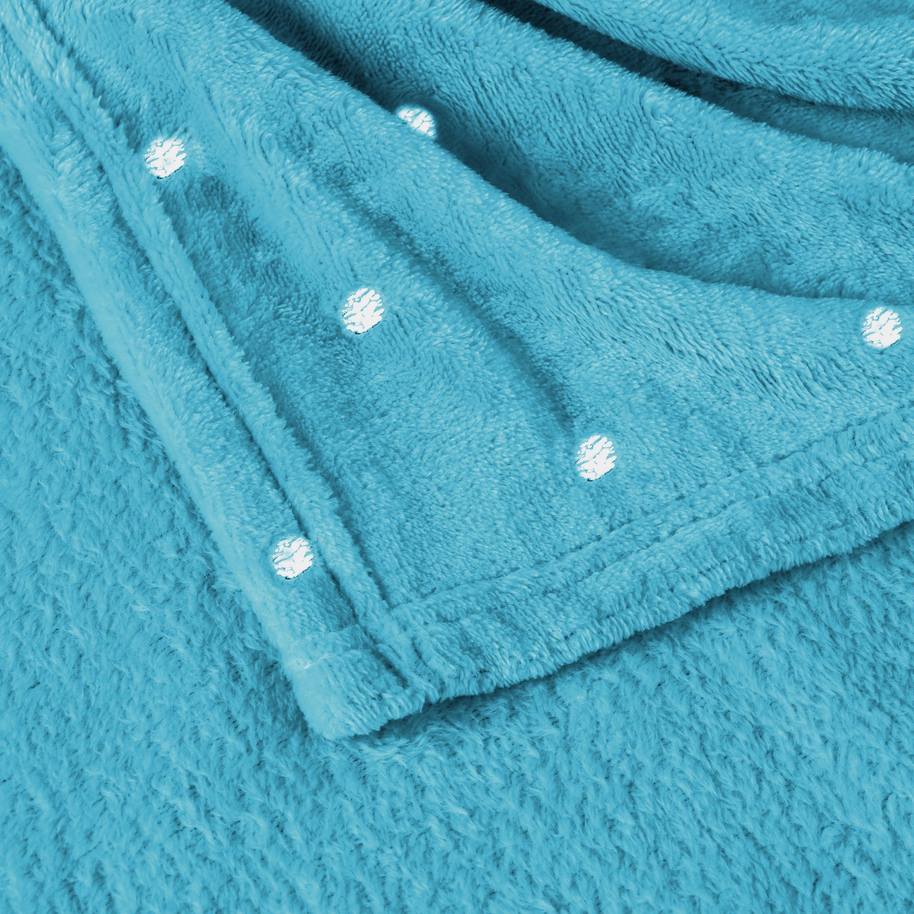Fleece Plush Medium Weight Fluffy Soft Decorative Polka Dot Blanket - Blanket by Superior Brand
