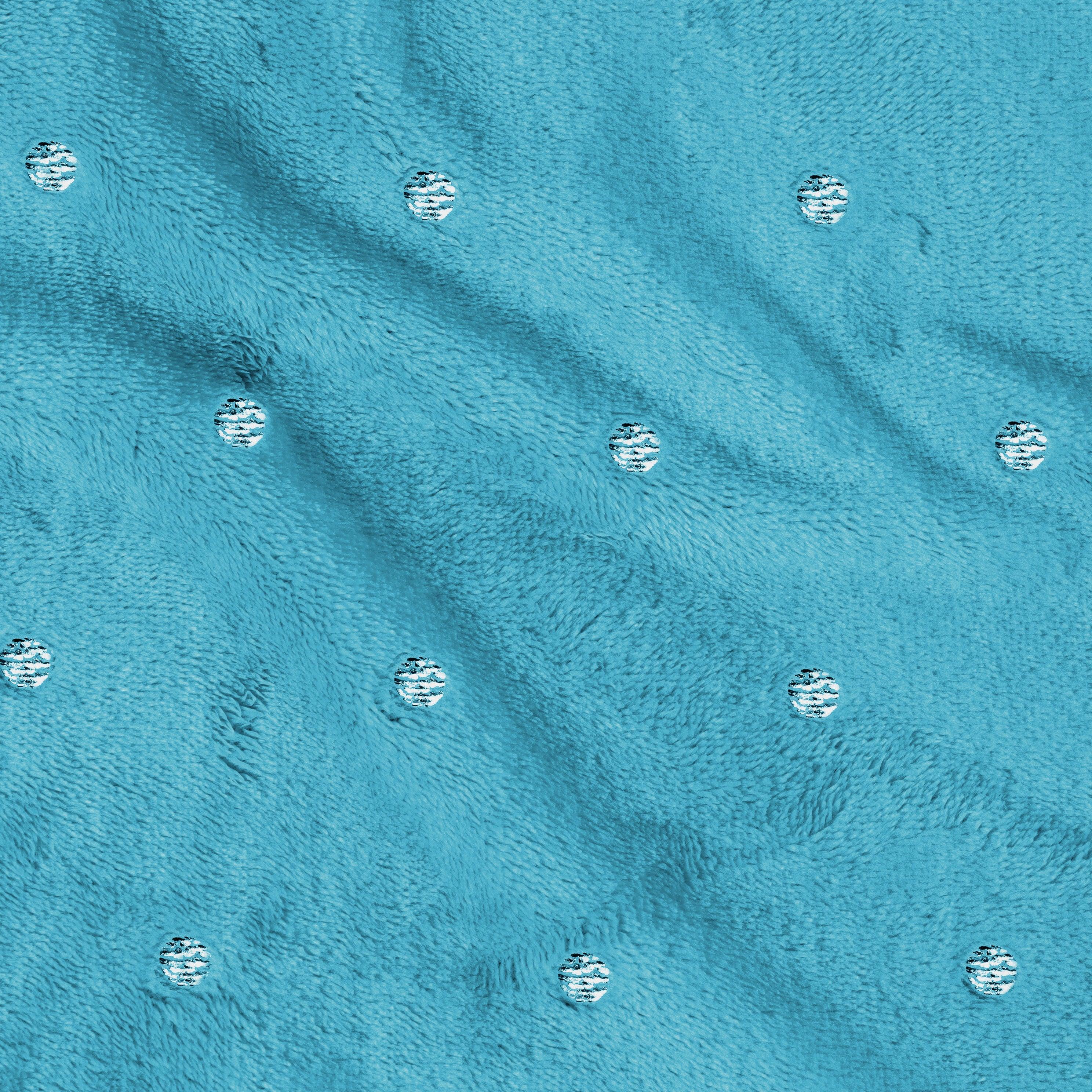 Fleece Plush Medium Weight Fluffy Soft Decorative Polka Dot Blanket - Blanket by Superior Brand