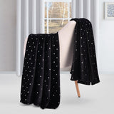 Fleece Plush Medium Weight Fluffy Soft Decorative Polka Dot Blanket - Blanket by Superior Brand