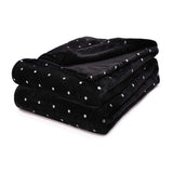 Fleece Plush Medium Weight Fluffy Soft Decorative Polka Dot Blanket - Blanket by Superior Brand