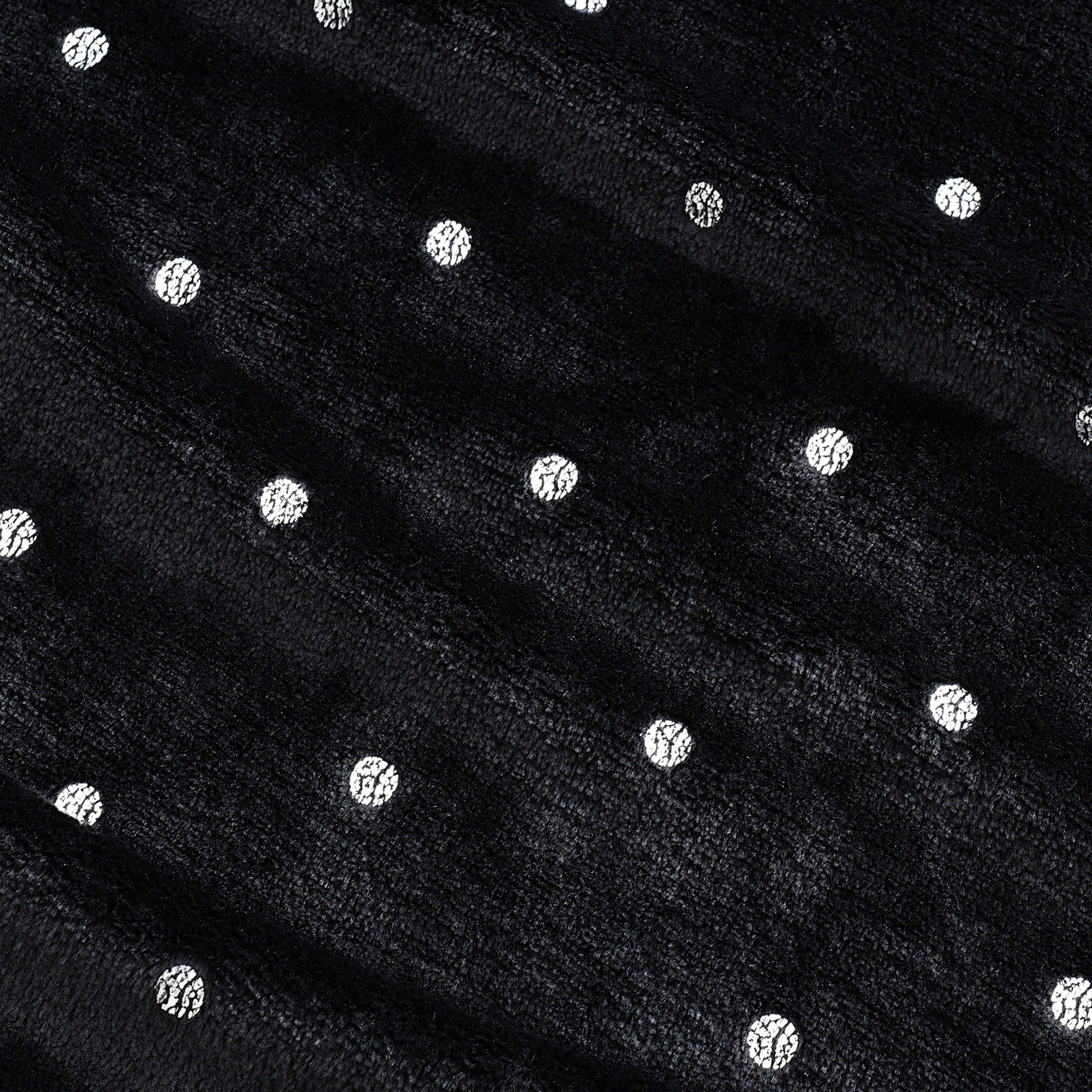 Fleece Plush Medium Weight Fluffy Soft Decorative Polka Dot Blanket - Blanket by Superior Brand