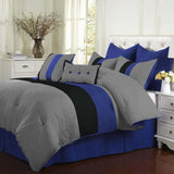 Florence 8-Piece Comforter Set With Shams, Bed Skirt and Pillow - Comforter Set by Superior Brand