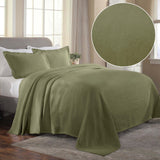 Florin Cotton Matelasse Weave Jacquard Scroll Medallion Bedspread Set - Bedspread by Superior Brand