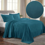 Florin Cotton Matelasse Weave Jacquard Scroll Medallion Bedspread Set - Bedspread by Superior Brand