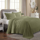 Florin Cotton Matelasse Weave Jacquard Scroll Medallion Bedspread Set - Bedspread by Superior Brand