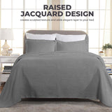 Florin Cotton Matelasse Weave Jacquard Scroll Medallion Bedspread Set - Bedspread by Superior Brand