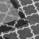 Geometric Trellis Lattice Sheer Grommet Curtain Panel Set - Sheer Curtains by Superior Brand