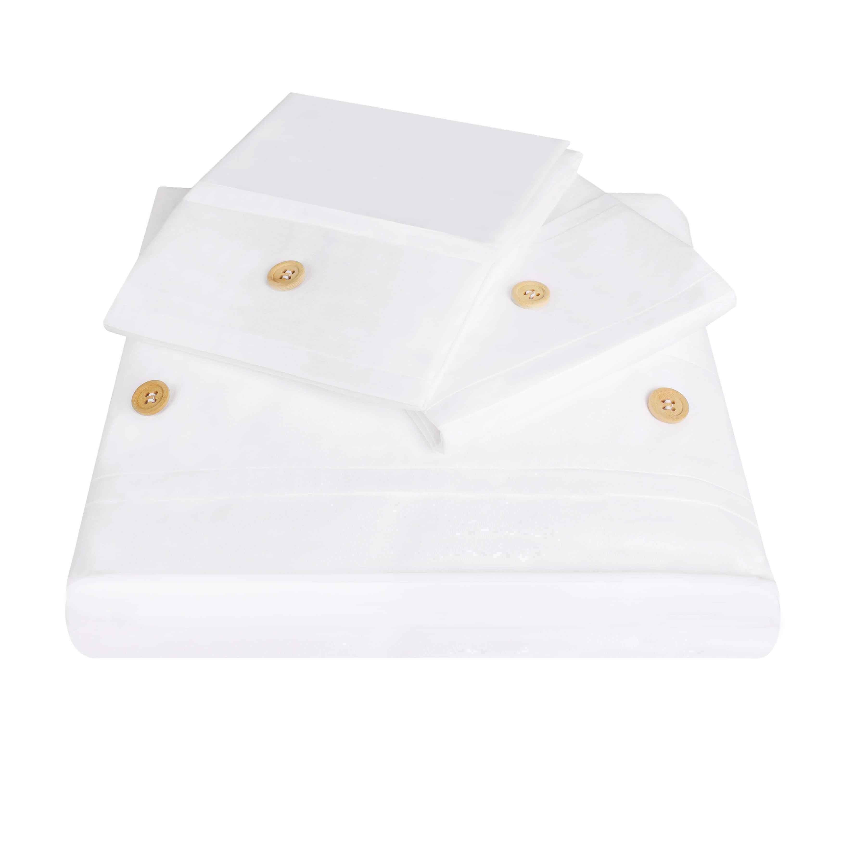 100% Organic Cotton Crisp Percale Duvet Cover Set - Duvet Cover Set by Superior Brand